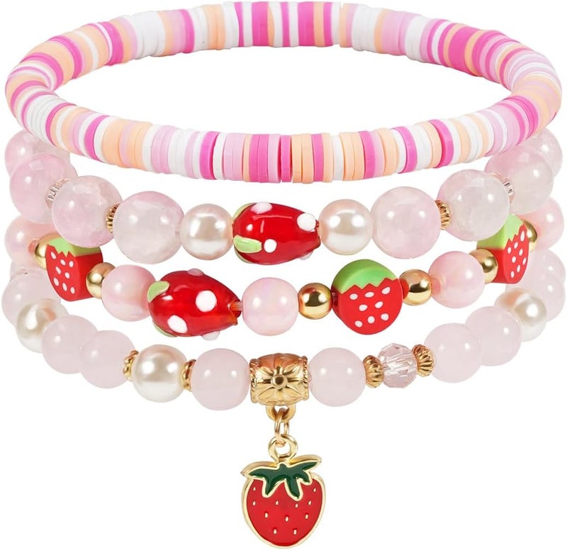 Briutn 4th of July Beaded Bracelets with American Flag Stars Charms USA Jewelry - Image 1